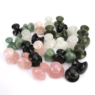 Dark Green Gua Sha Jade