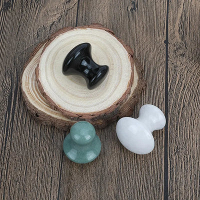 Dark Green Gua Sha Jade