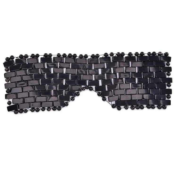 Black Obsidian Jade Eye Mask